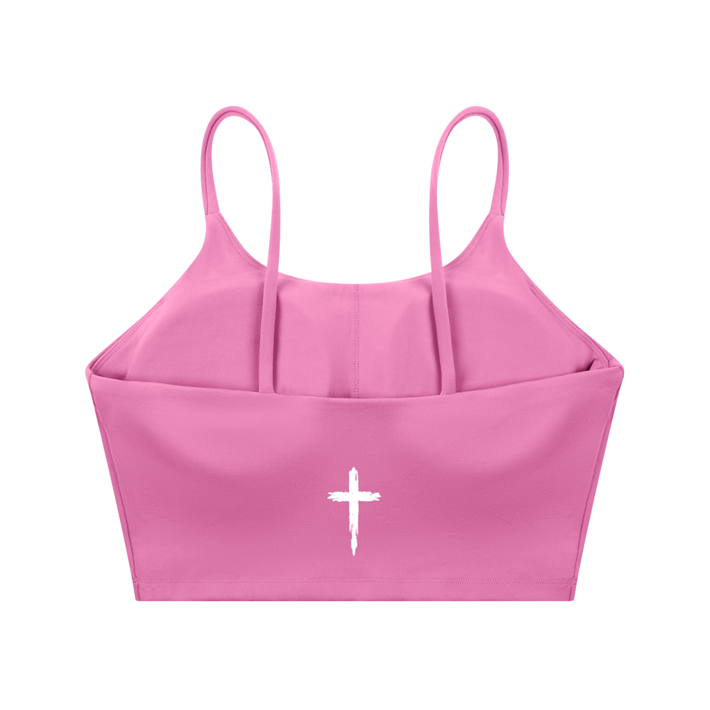 Spaghetti Strap Yoga Sports Bra