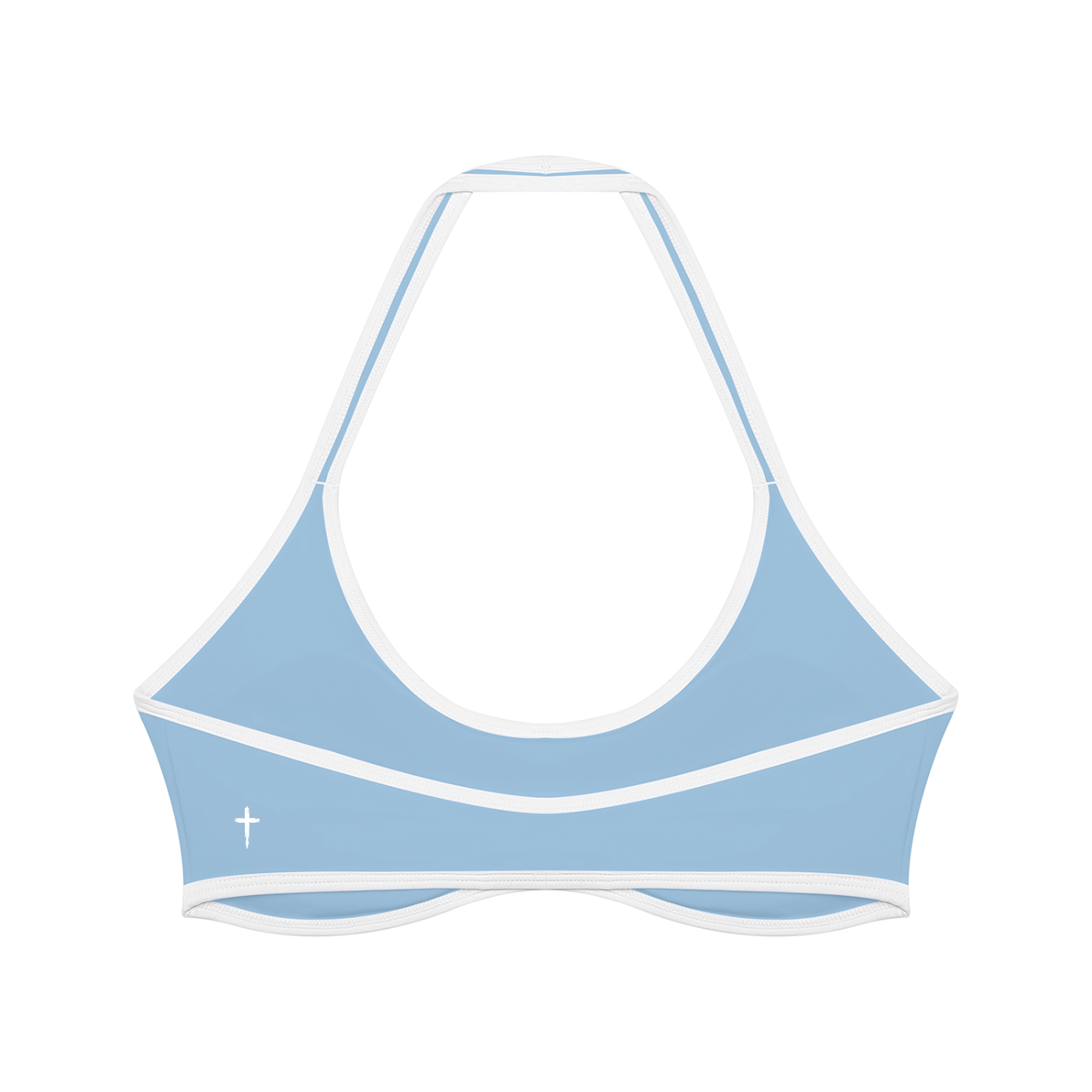 Women's Halter Color Block Yoga Sports Bra
