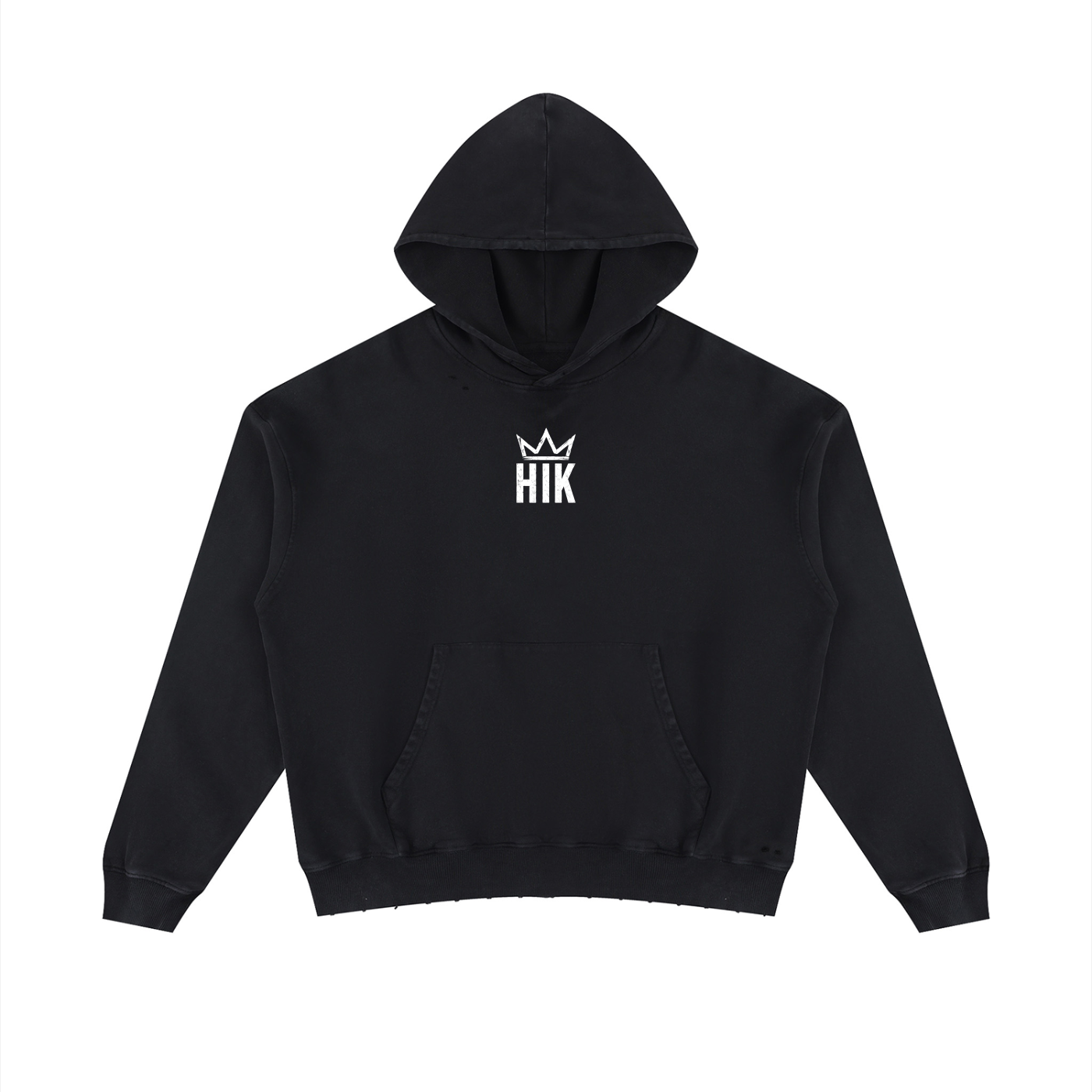 Armor Up Unisex Mineral Wash Distressed Hoodie