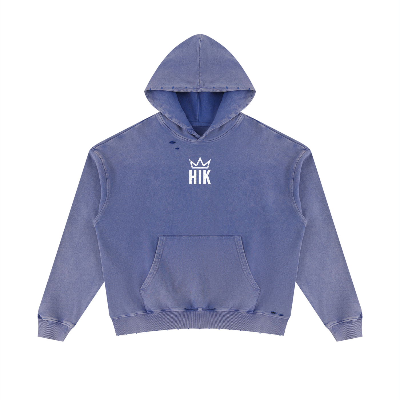 Armor Up Unisex Mineral Wash Distressed Hoodie