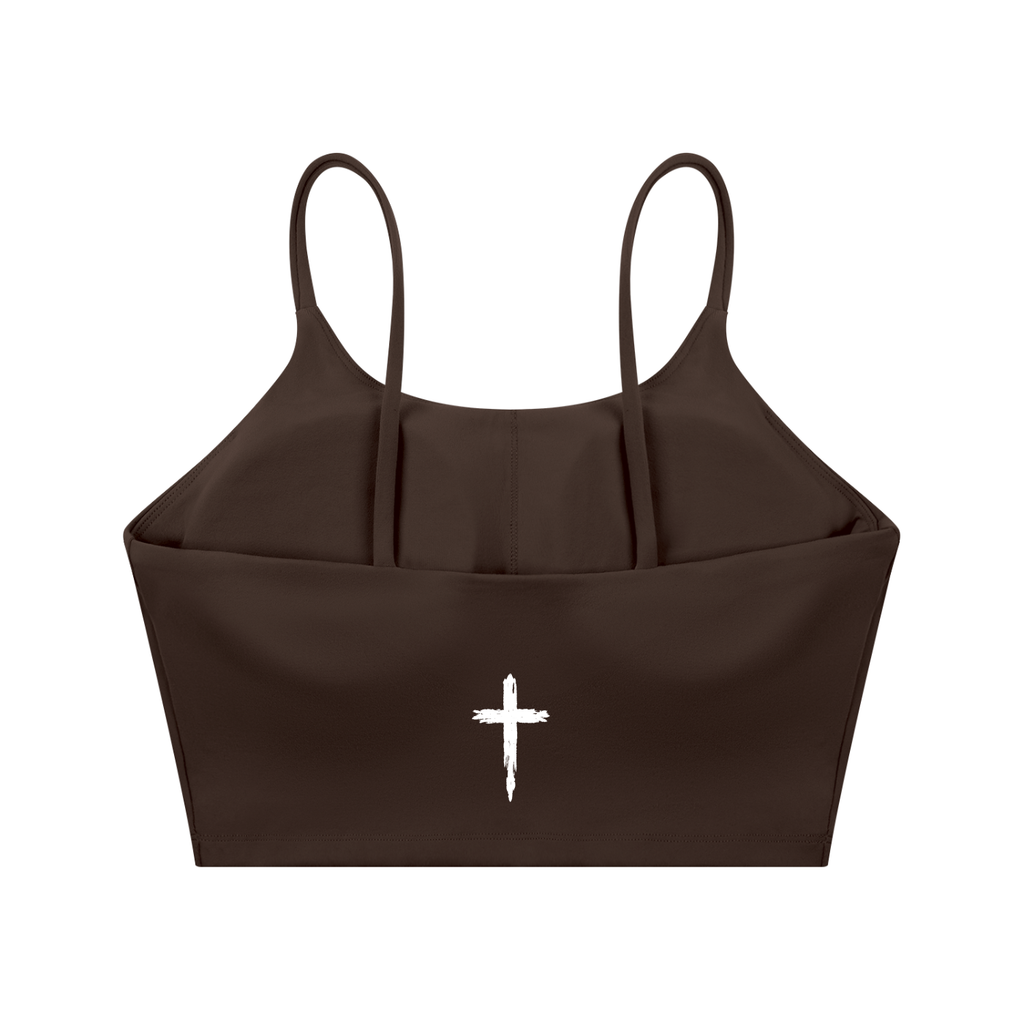Spaghetti Strap Yoga Sports Bra